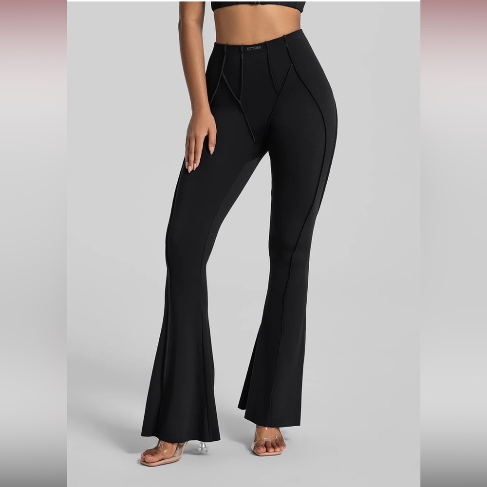 Elegant Black Flared leggings Better Me